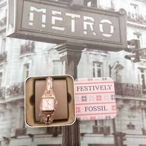 Fossil BQW5009 Colleen Three-Hand Stainless Steel Women's Watch BQ5009